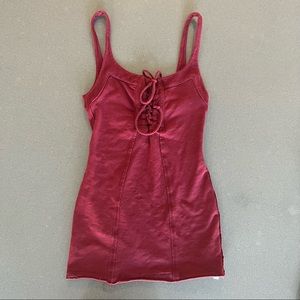 Maroon free people dress